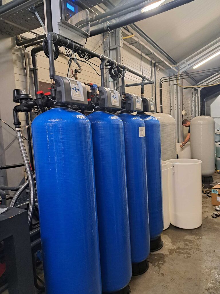 Clack-triplex-ecomix+zandfilter-carwash-bubbels-deinze