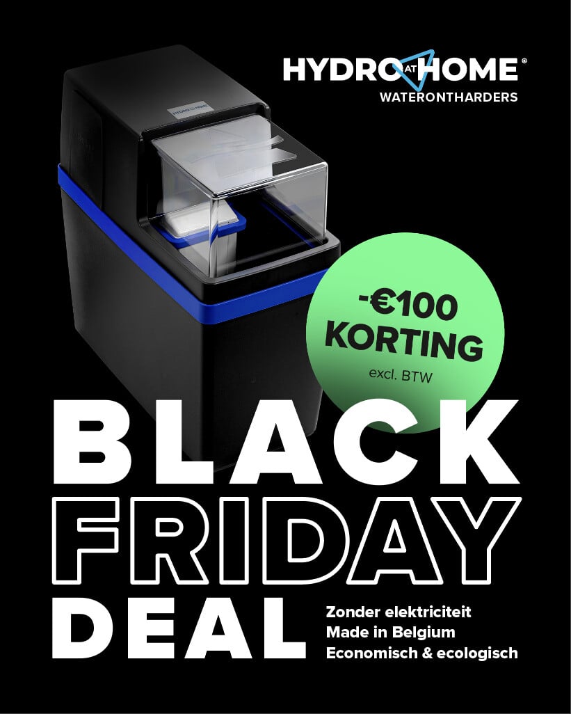 Black Friday deal: €100 korting op de Hydro-at-Home waterontharder, excl. btw
